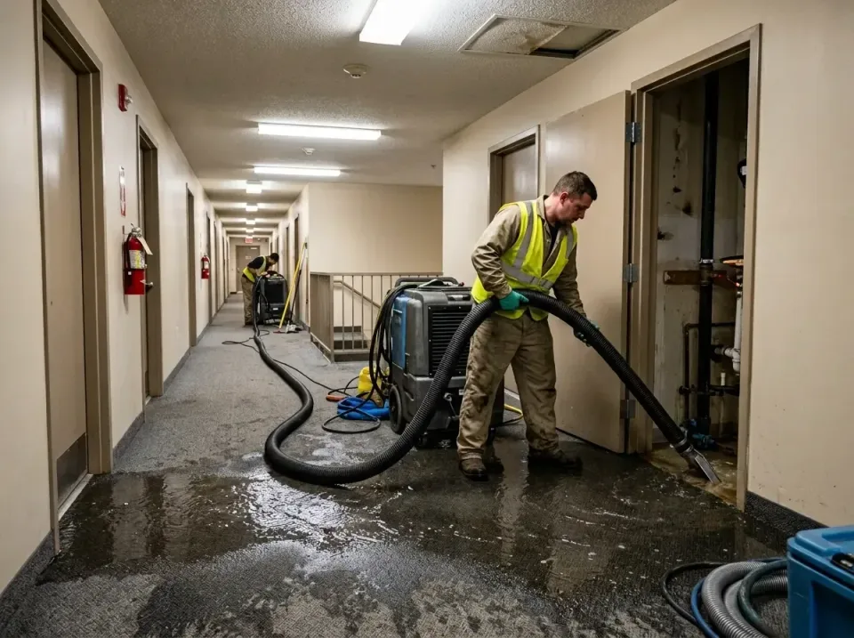multi-unit-apartment-hallway-f-005 — frequently asked questions, Emergency Burst Pipe Water Extraction & Removal in Valley S…